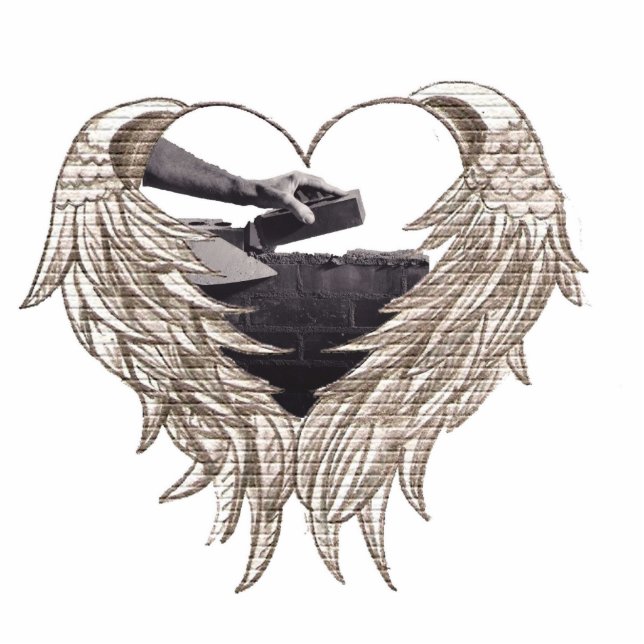 Bricklayer Angel  Christmas Tree Ornament (Front)