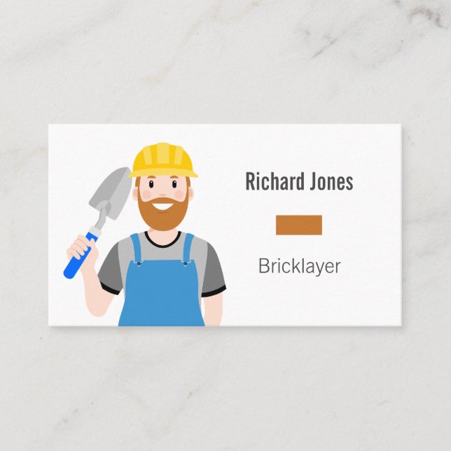 Bricklayer Business Card (Front)