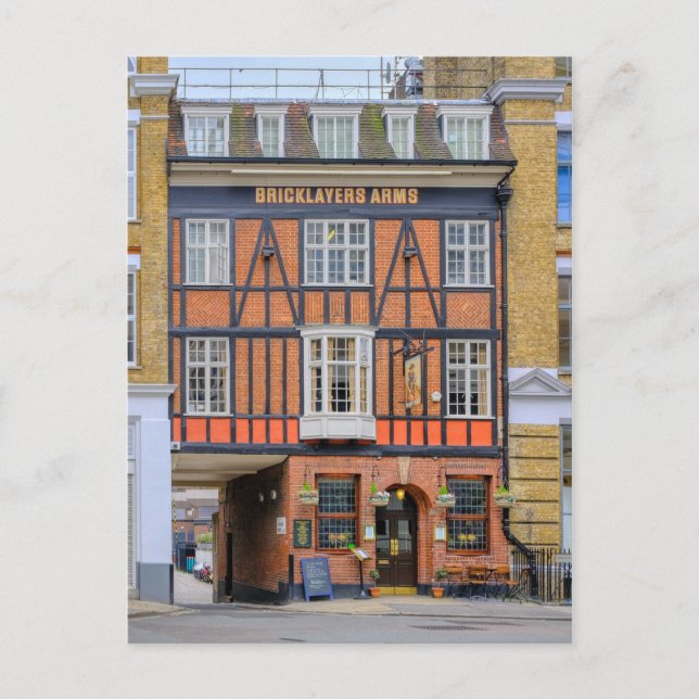 Bricklayers Arms, Fitzrovia, London UK Postcard (Front)