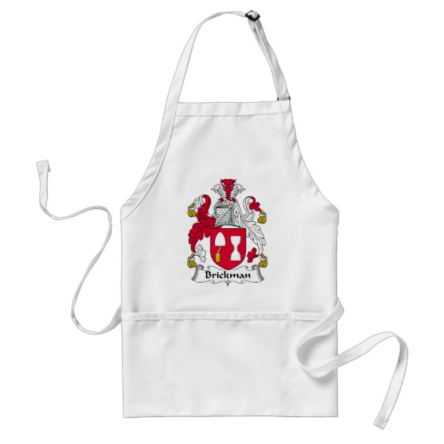 Brickman Family Crest Adult Apron (Front)