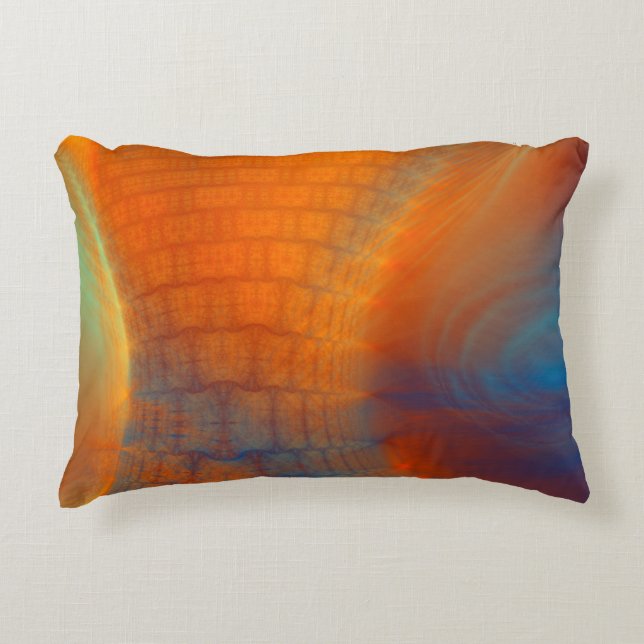 Bricks Abstract Decorative Pillow (Front)