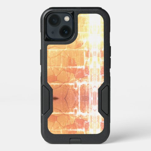 bricks and stones reflected beach towel iPhone 13 case