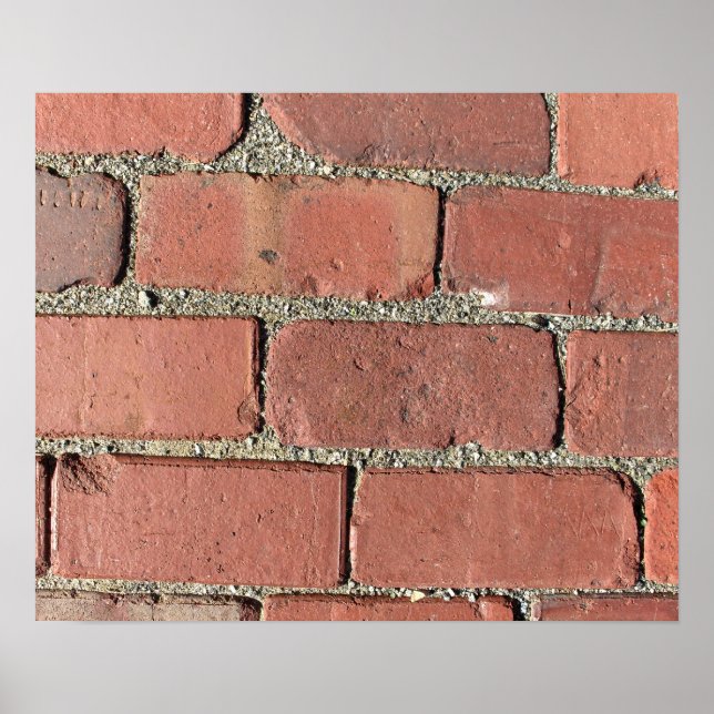 Bricks - Antique Street Pavers Poster (Front)