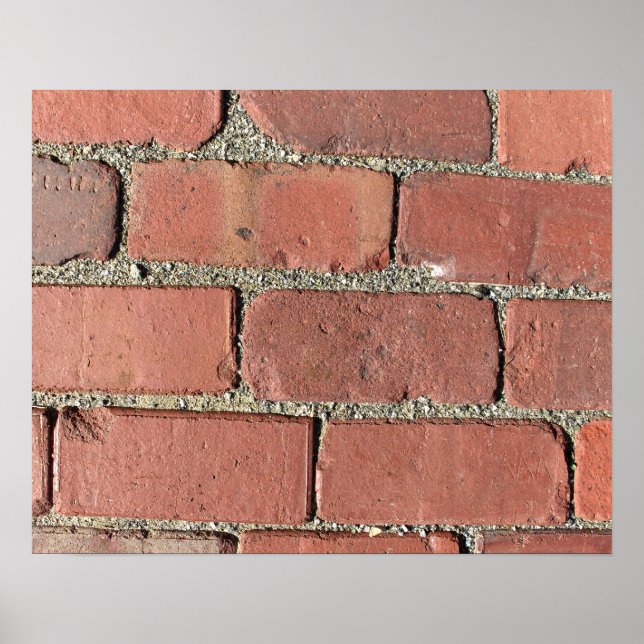 Bricks - Antique Street Pavers Poster (Front)