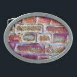 BRICKS BELT BUCKLE<br><div class="desc">An art design of an old cottage brick wall.</div>