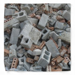 [ Thumbnail: Bricks & Blocks Demolition Rubble Debris Bandana ]