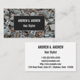 Bricks & Blocks Demolition Rubble Debris Business Card