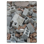 [ Thumbnail: Bricks & Blocks Demolition Rubble Debris Clipboard ]