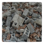 [ Thumbnail: Bricks & Blocks Demolition Rubble Debris Trivet ]