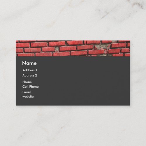 Bricks Business Card
