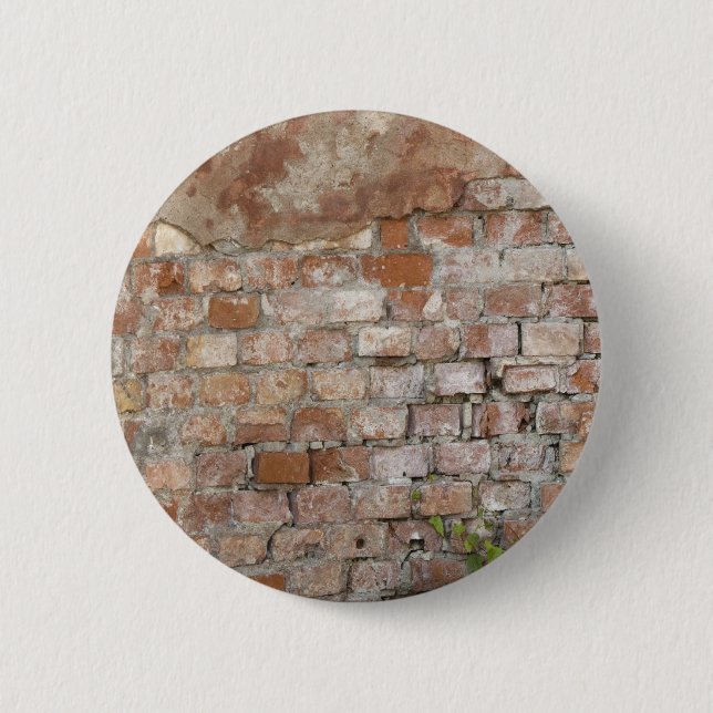 Bricks old wall button (Front)