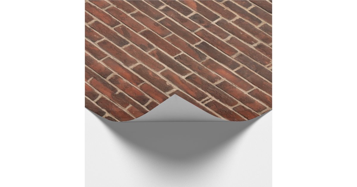 Bricks Pattern Wrapping Paper Zazzle