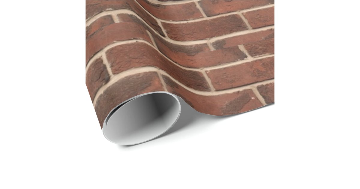 Bricks Pattern Wrapping Paper Zazzle
