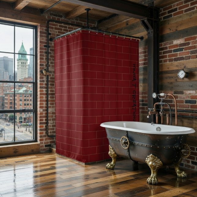 Bricks Shower Curtain (Creator Uploaded)