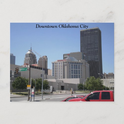 Bricktown _ Hotels 011 Downtown Oklahoma City Postcard