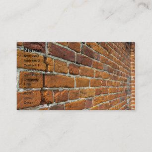 Brickwall Business Card