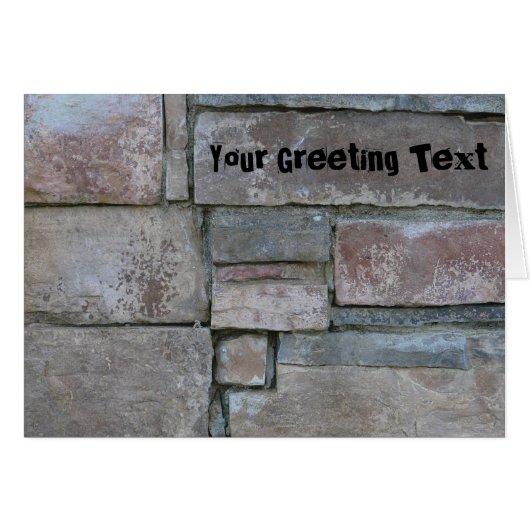 Brickwork for Mason or Brick Layer Cards (Front Horizontal)