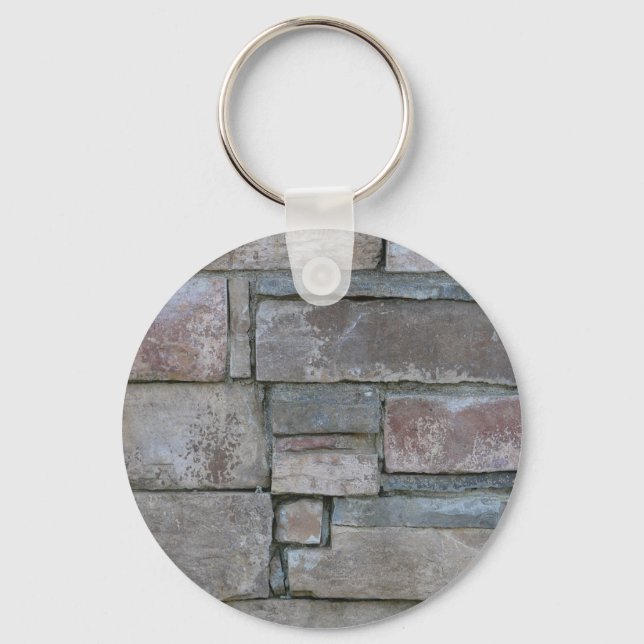 Brickwork for Mason or Brick Layer Keychain (Front)