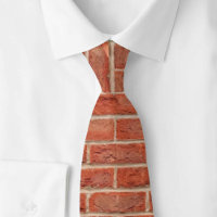 Brickwork pattern on a neck tie