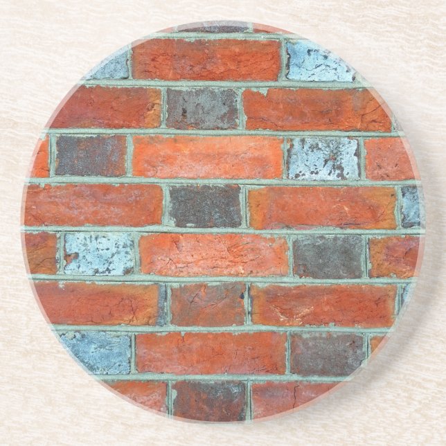 Brickwork Sandstone Coaster (Front)