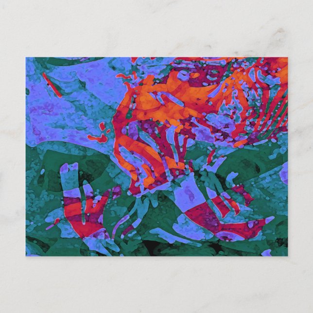 "Brickworks: Advent" Colorful Art Post Card (Front)