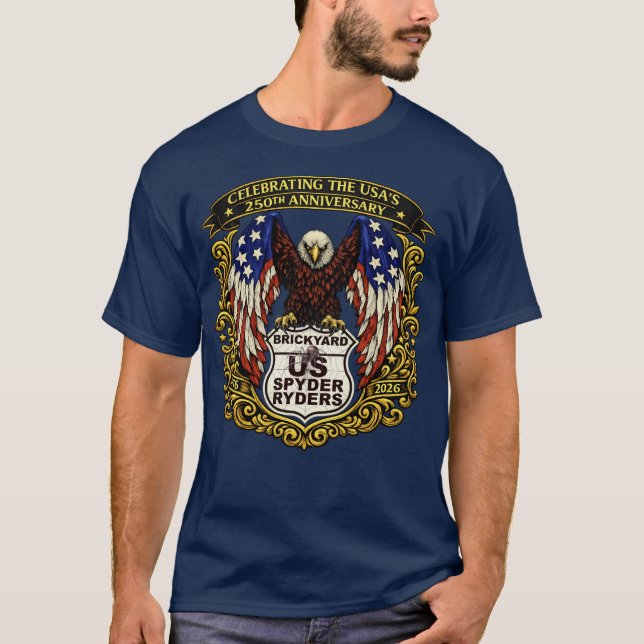 Brickyard Chapter - Eagle USA250 1s T-Shirt (Front)