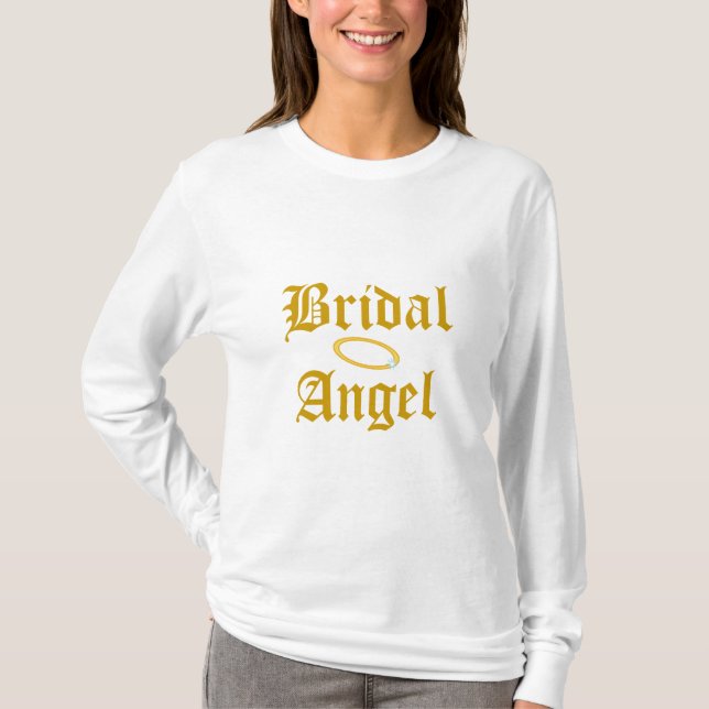 Bridal Angel T-Shirt-Customize T-Shirt (Front)