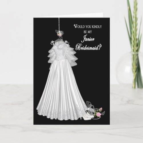 BRIDAL ATTENDANT INVITATIONS _ JUNIOR BRIDESMAID