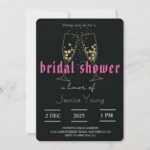 Bridal Bash & Cocktail Call bridal Invitation