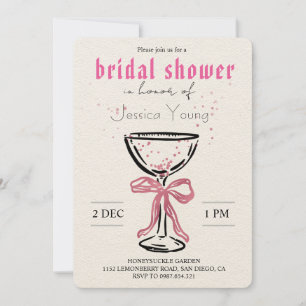 Bridal Bash & Cocktail Call bridal Invitation