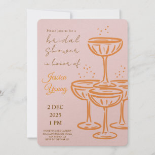 Bridal Bash & Cocktail Call bridal Invitation