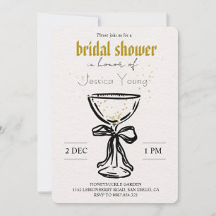 Bridal Bash & Cocktail Call bridal Invitation