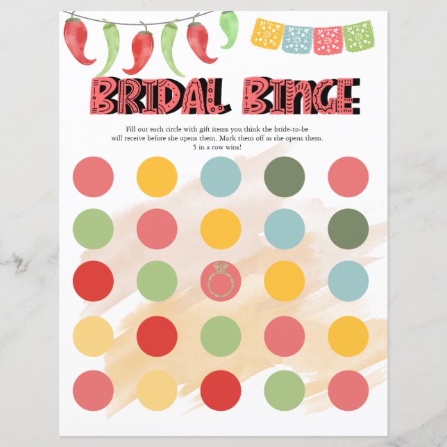 Bridal Binge | Bridal Shower Game (Front)