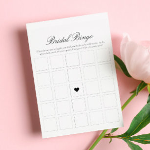 Bridal Bingo Bridal Shower Game Flyer