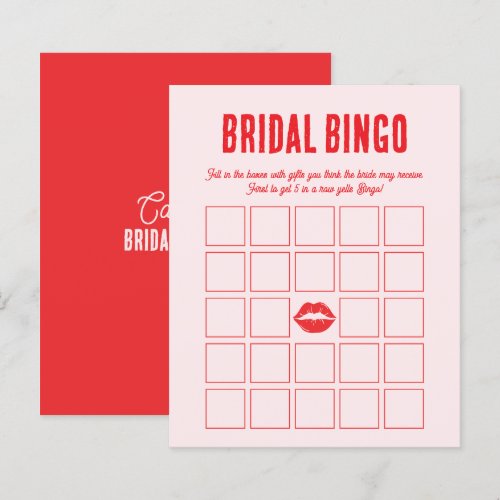 Bridal Bingo Bridal Shower Game Girl Gone Mild