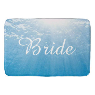 Bridal Bliss Shades: Customize Your Seascape Bath Mat