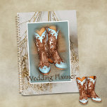 Bridal Boots and Baby's Breath  Wedding  Planner<br><div class="desc">Plan your wedding with this cowgirl boots and baby's breath themed design. Keep track of each day and stay organized.</div>