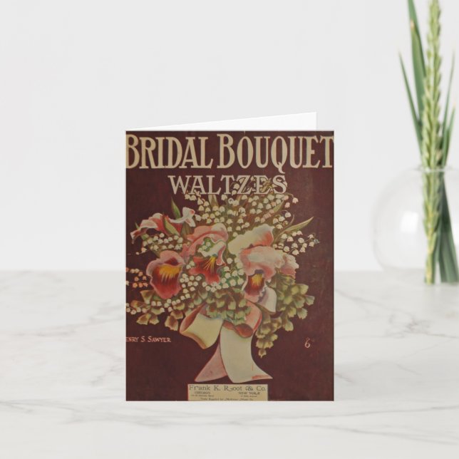 Bridal Bouquet Waltz Card (Front)