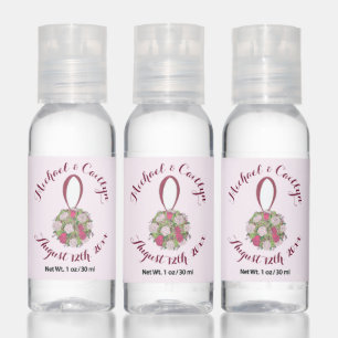 Bridal Bouquet Wedding Flowers Engagement Shower Hand Sanitizer