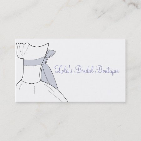 Bridal Boutique Business Card