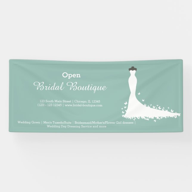 Bridal Boutique - Choose your background color Banner (Horizontal)