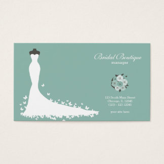 Wedding Gown Business Cards Templates Zazzle Bridal Boutique Choose Your Background Color Business Card