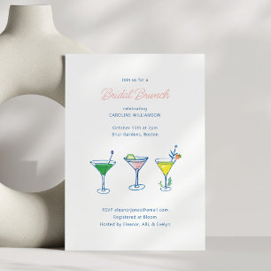 Bridal Brunch Cocktail Shower Celebration Mimosa Invitation
