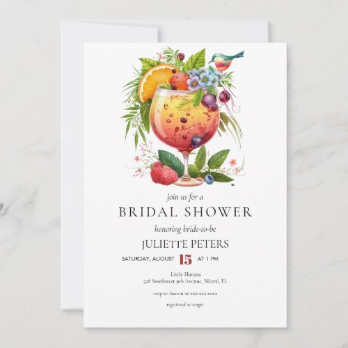 Bridal Brunch  Couples Shower Invitation