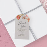 Bridal Brunch Illustrations Grayish Thank You Gift Tags<br><div class="desc">Complete the look for your bridal brunch with these favor tags. Featuring brunch food illustrations and 4 lines of text to cutomize your gift tag.</div>