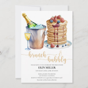 Bridal Brunch Pancake Invitation