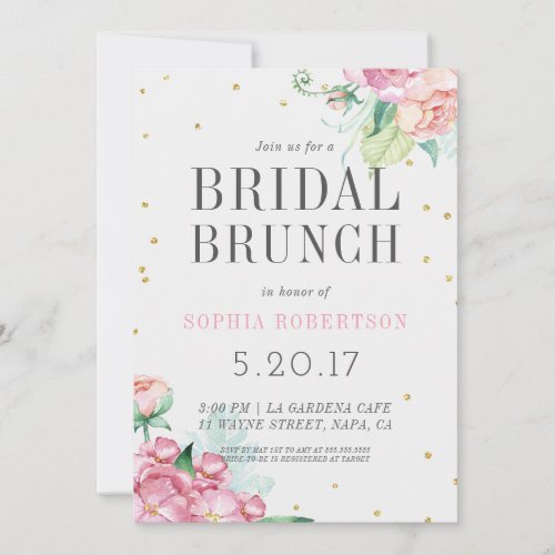 Bridal Brunch Party Invitation