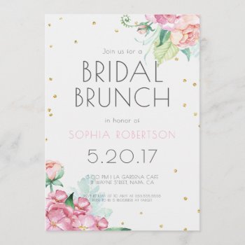 Bridal Brunch Party Invitation by SimplyInvite at Zazzle