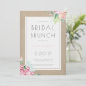 Bridal Brunch Party Invitation (Standing Front)