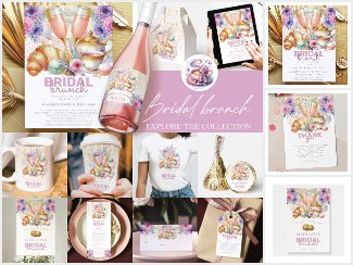 Bridal Brunch Pastel Pink & Gold